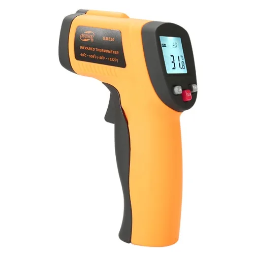 Пірометр інфрачервоний Benetech GM550 -50 до 550°C 12:1 пиловологозахищений РКІ