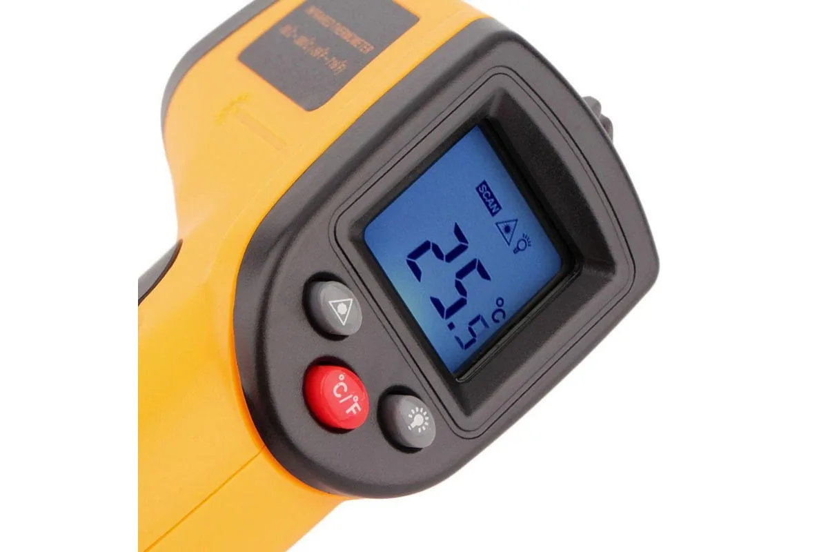 Пірометр інфрачервоний Benetech GM550 -50 до 550°C 12:1 пиловологозахищений РКІ