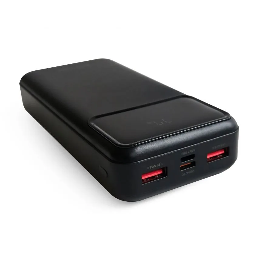 Power Bank WALKER Li-polymer 20000mAh 74Wh чорний