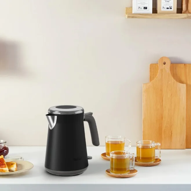 Электрический чайник Tefal нержавеющая сталь 1,7 л черный 2400 Вт