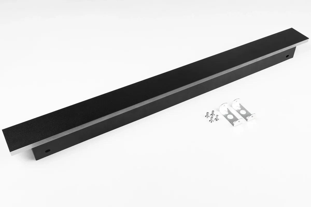 Світлодіодний настінний світильник LumiLED пластик 60 см чорний 20 Вт IP65 4000 K