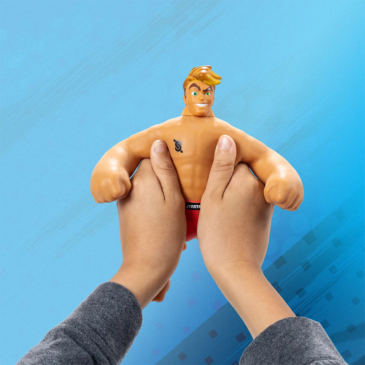 Стретч-іграшка Stretch Armstrong комбіновані матеріали 17,7 см Чорний