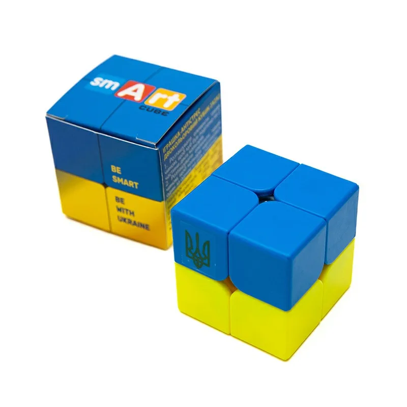 Розумний кубик Bicolor 2x2 2х2 Україна пластик жовтий синій