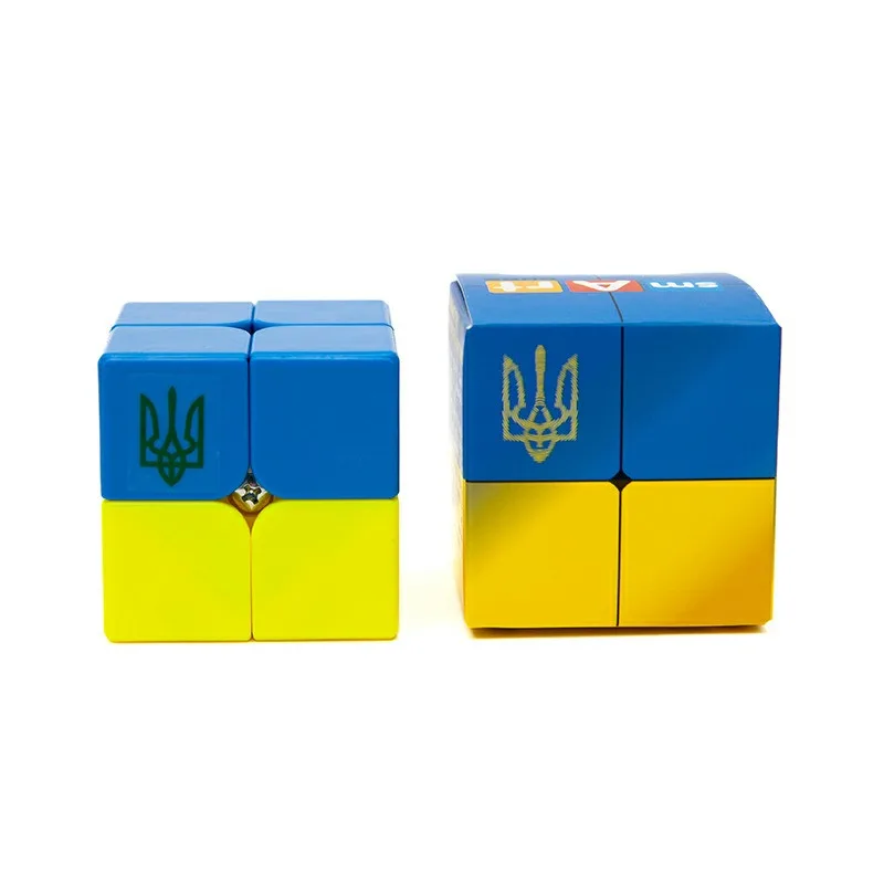 Розумний кубик Bicolor 2x2 2х2 Україна пластик жовтий синій