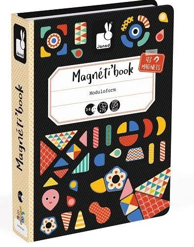 Магнітна книга Janod 43 елементи 19х4х26 см Танграм