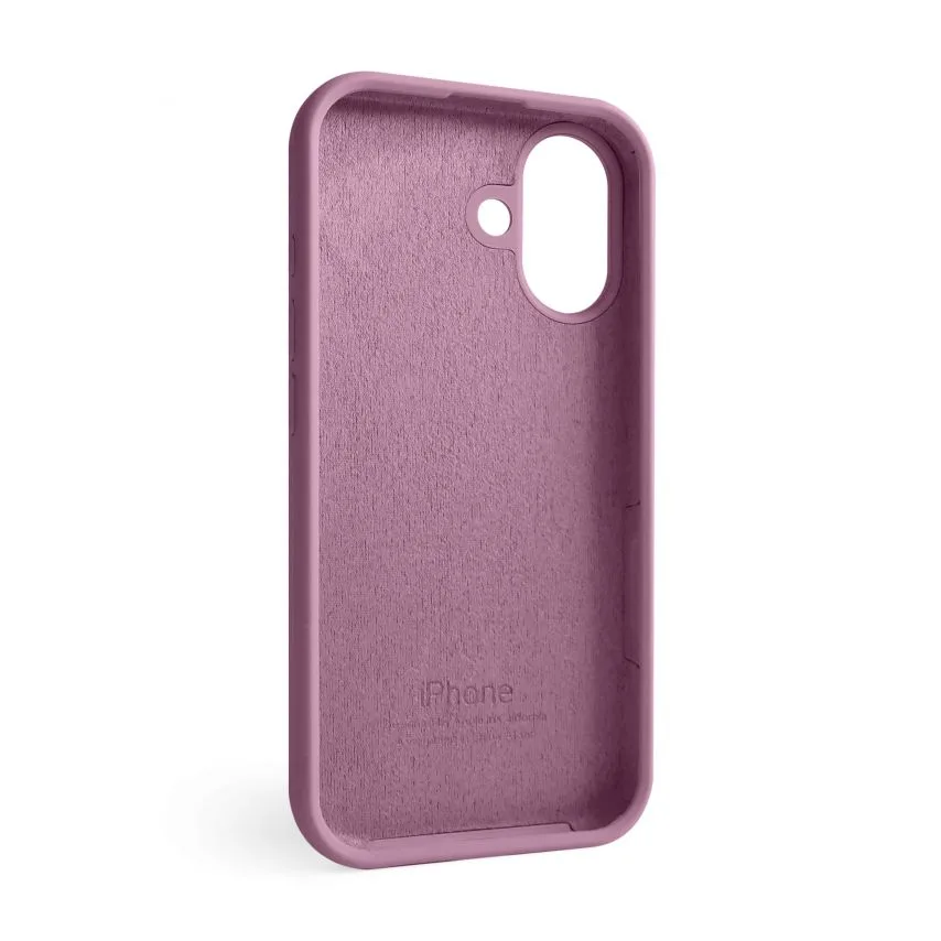 Чохол силіконовий для iPhone 17 бордовий