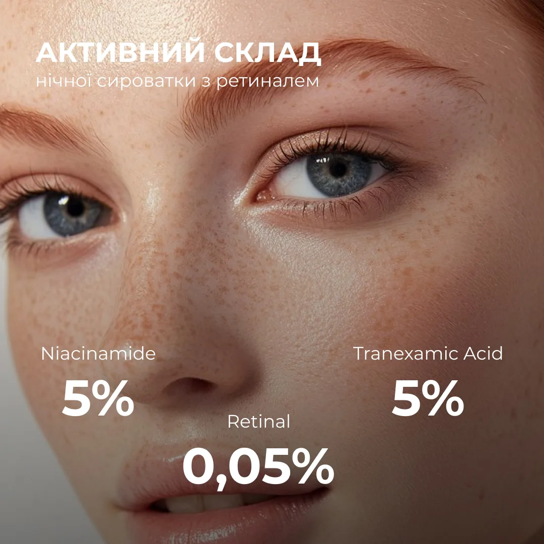 Нічна інтенсивна сироватка з ретиналем Hillary Night Intense Retinal Serum, 30 мл
