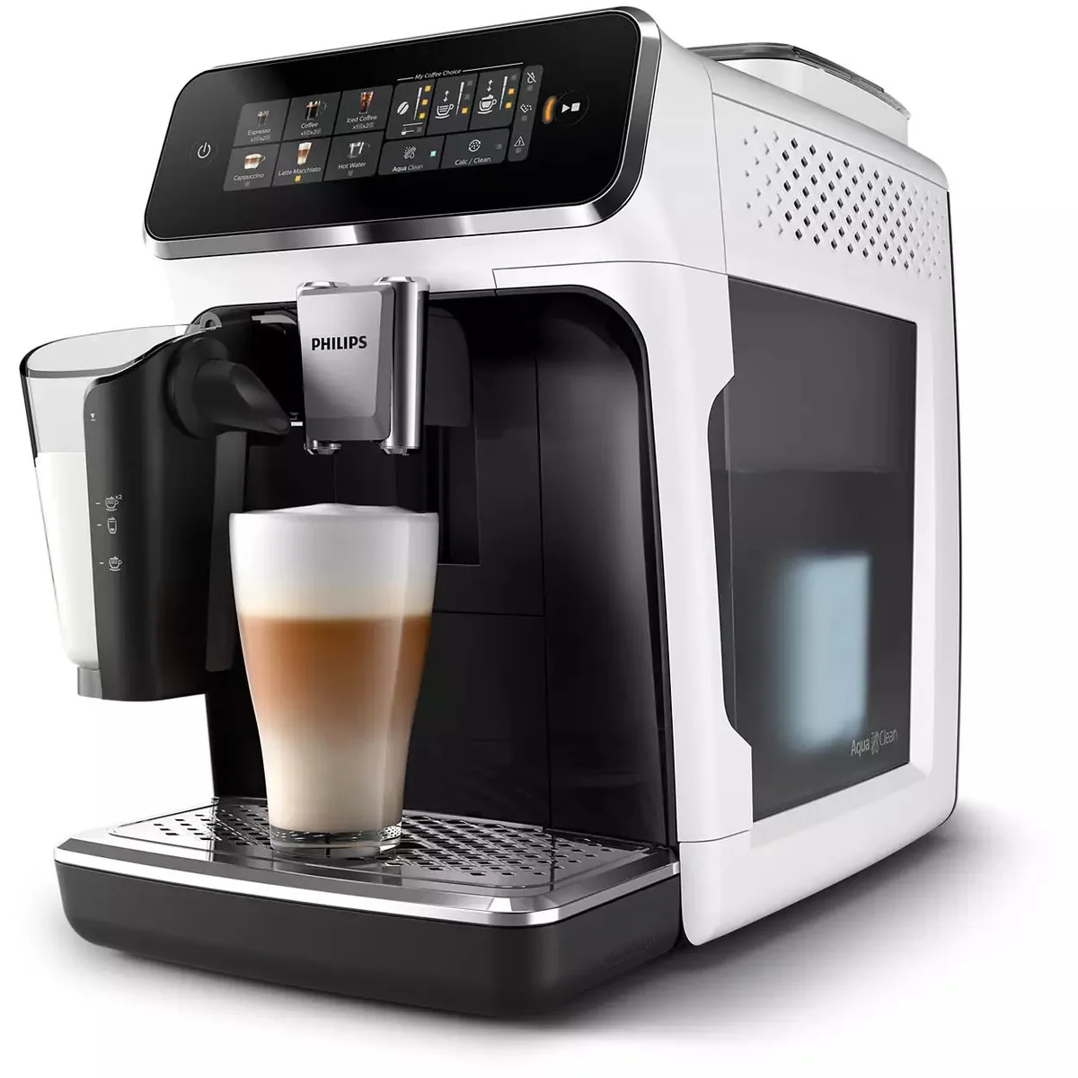 Кавоварка Philips Series 3300 1.8л, для зернової та меленого кави, автоматичний капучинатор, сенсорний дисплей, 6 авторських рецеп