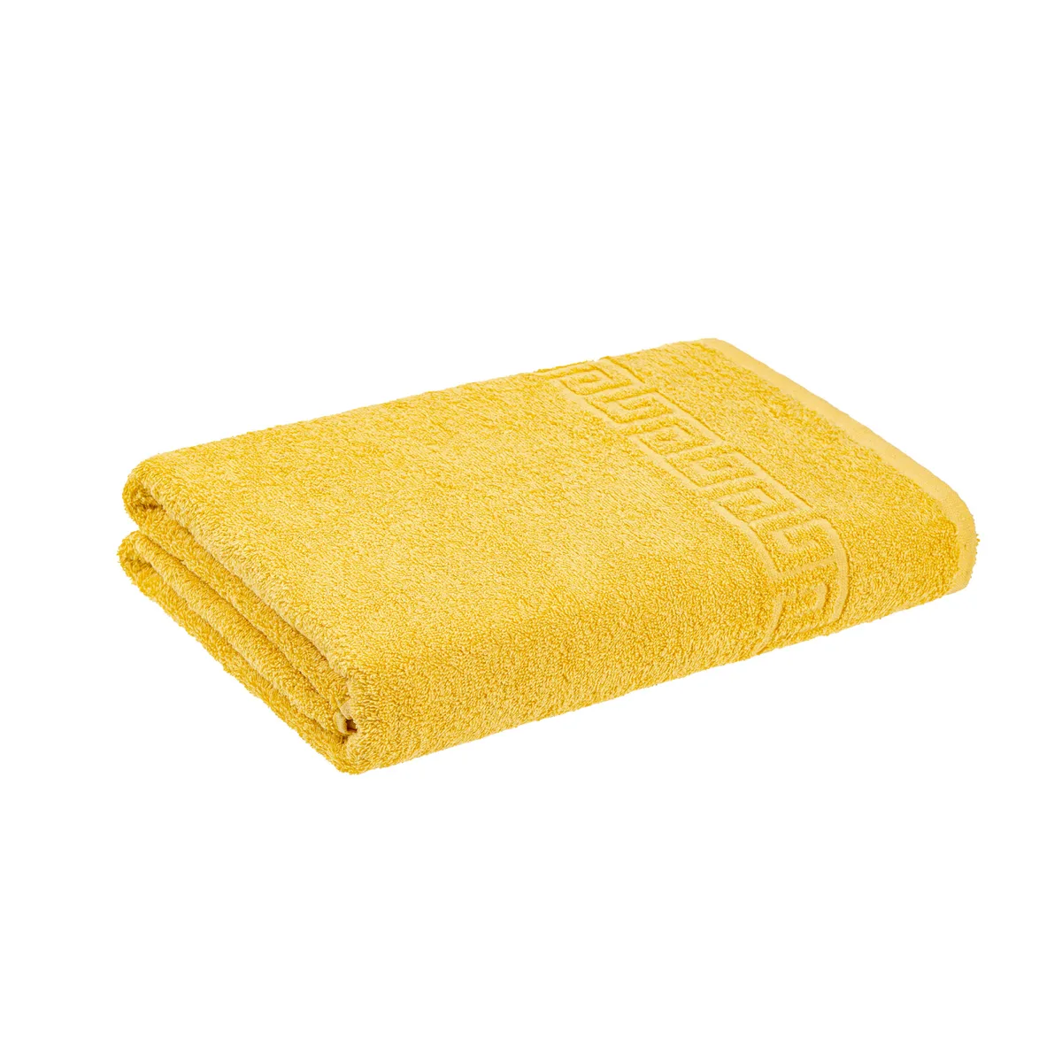 Рушник банний Home Line махровий 100х150 см жовтий 100% бавовна