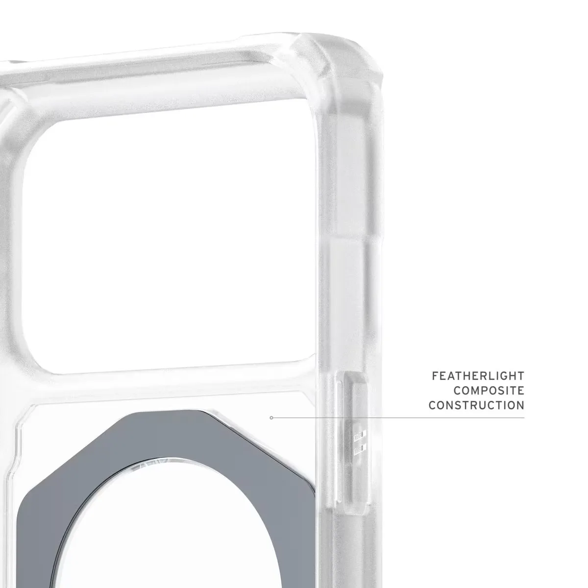 Чохол UAG для iPhone 17 Pro, Plasma XTE MagSafe, Clear/Titanium