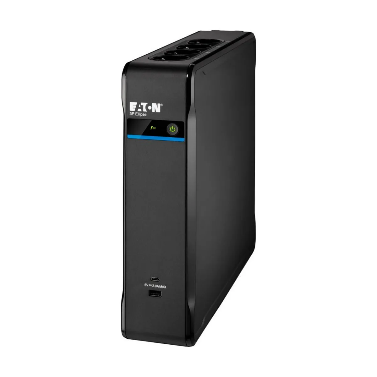 Джерело безперебійного живлення Eaton 3P Ellipse 1300VA/840W, 2xUSB charges+USB port, 4+4xSchuko