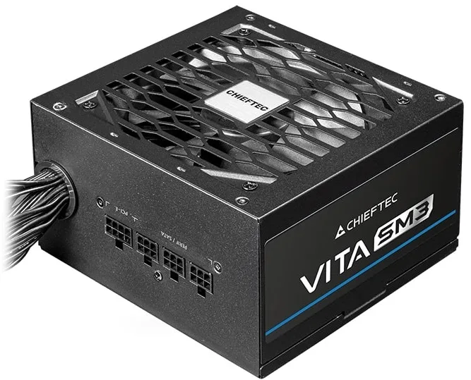Блок живлення CHIEFTEC Vita SM3  (750W), >85%, 80+ Bronze, 120мм, 1xMB 24pin(20+4), 2xCPU 8pin(4+4), 3xMolex, 6xSATA, 4xPCIe 8pin(6+2), 1xPCIe GEN5 16pin, Modular