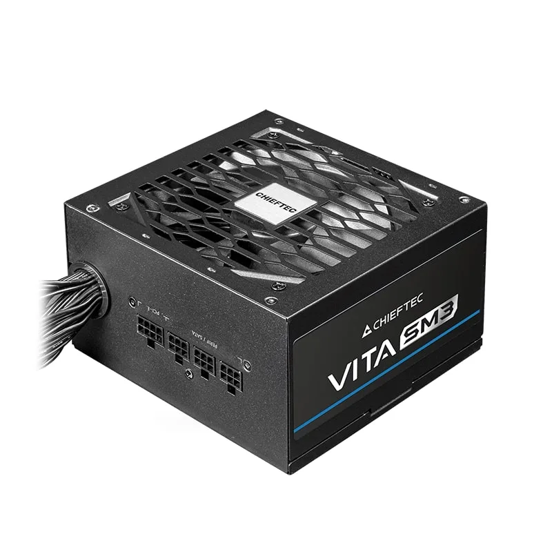 Блок живлення CHIEFTEC Vita SM3  (750W), >85%, 80+ Bronze, 120мм, 1xMB 24pin(20+4), 2xCPU 8pin(4+4), 3xMolex, 6xSATA, 4xPCIe 8pin(6+2), 1xPCIe GEN5 16pin, Modular