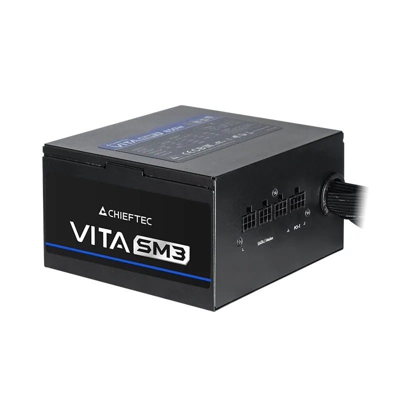 Блок живлення CHIEFTEC Vita SM3  (750W), >85%, 80+ Bronze, 120мм, 1xMB 24pin(20+4), 2xCPU 8pin(4+4), 3xMolex, 6xSATA, 4xPCIe 8pin(6+2), 1xPCIe GEN5 16pin, Modular