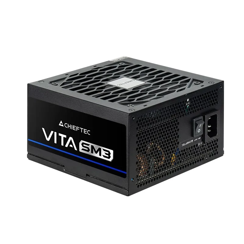 Блок живлення CHIEFTEC Vita SM3  (750W), >85%, 80+ Bronze, 120мм, 1xMB 24pin(20+4), 2xCPU 8pin(4+4), 3xMolex, 6xSATA, 4xPCIe 8pin(6+2), 1xPCIe GEN5 16pin, Modular