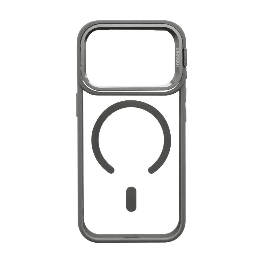 Чохол MagSafe для смартфонів з підставкою та захистом для камер пластик силікон light grey