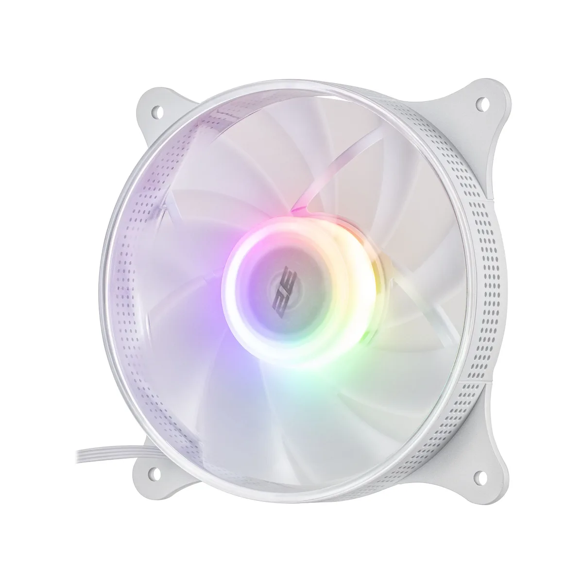 Корпусной вентилятор 2E GAMING Air Cool ACF120VW-ARGB 120мм, 1200rpm, 4pin, 23dBa, белый