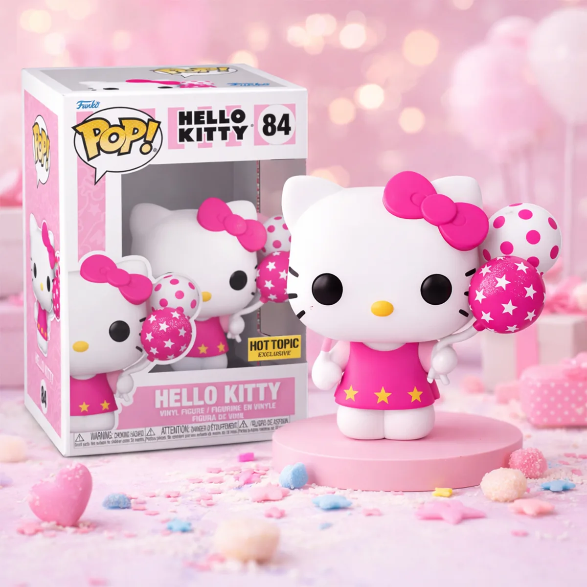 Ігрова фігурка Funko POP! Hello Kitty вініл 9,6 см з кульками