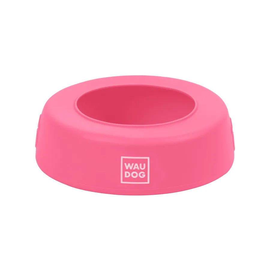 Миска WAUDOG Silicone 750 мл силиконовая 155 мм розовая