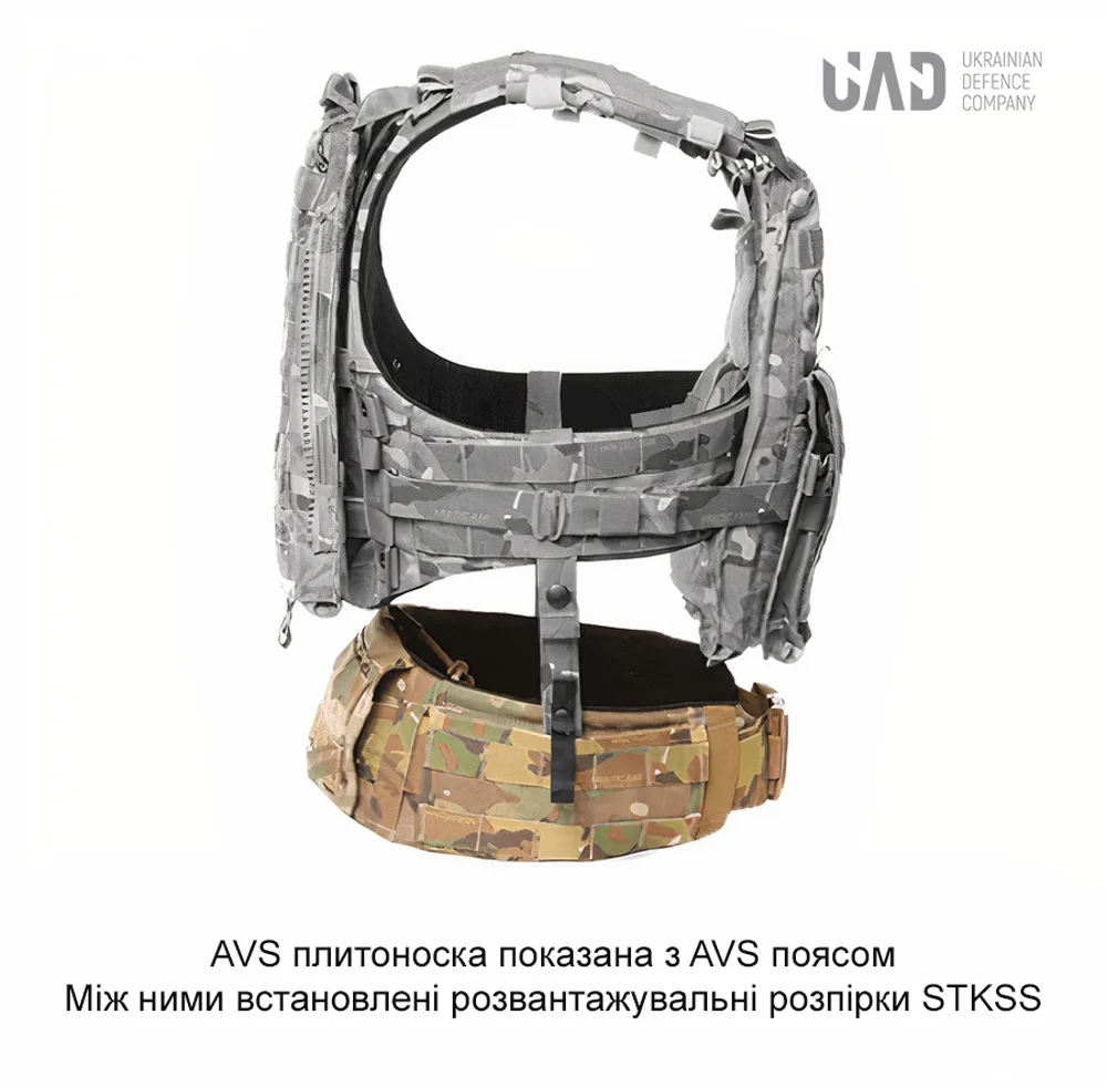 Плитоноска Emerson Нейлон Койот з підсумками для бокового захисту