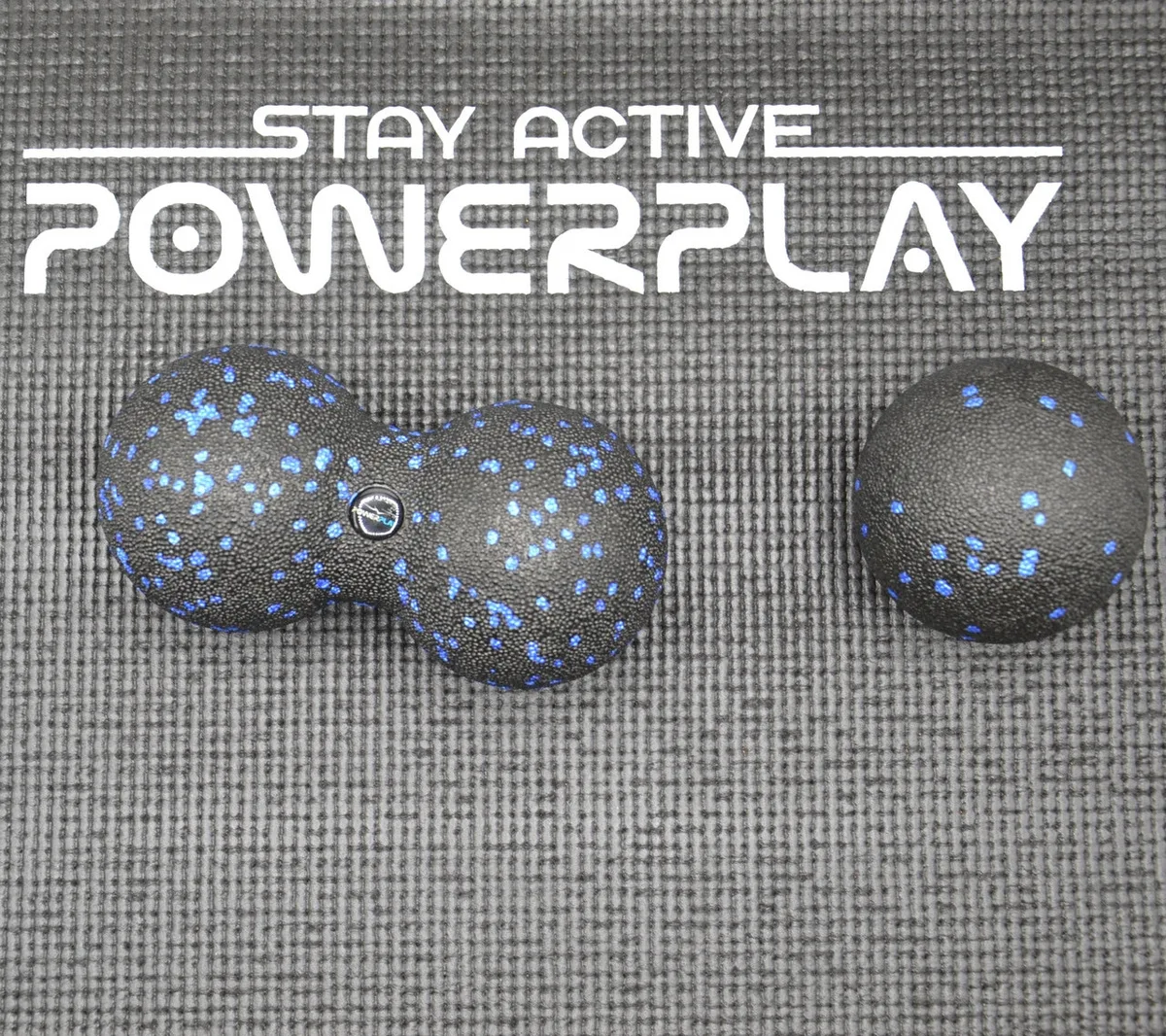 Набір для йоги Active Point EPP 33х14 см Чорний з синім