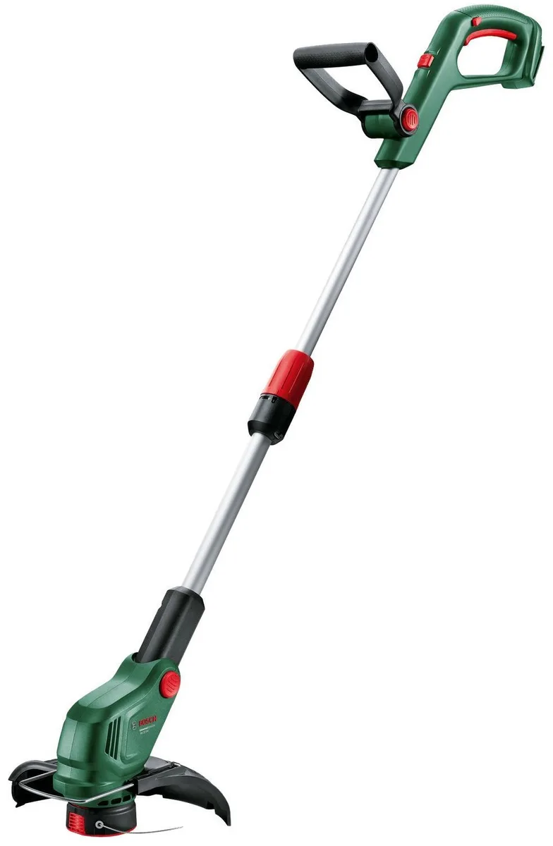 Акумуляторний садовий тример Bosch UniversalGrassCut 18V-26-500, 1x2.5А·год, 26 см, легкий (3.5 кг) для зручного догляду за газоно
