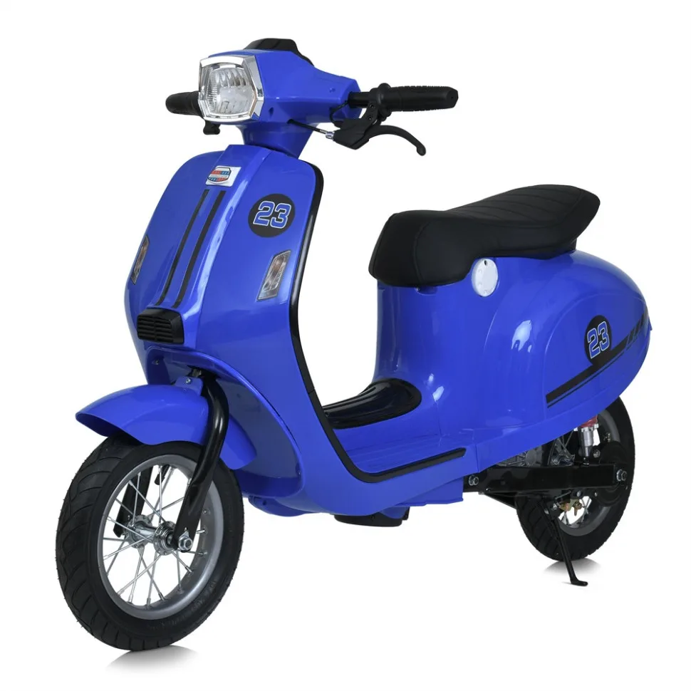 Дитячий електромобіль мотоцикл Bambi Racer екокожа 132х55х82 см Червоний