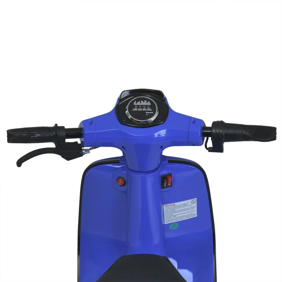 Дитячий електромобіль мотоцикл Bambi Racer екокожа 132х55х82 см Червоний