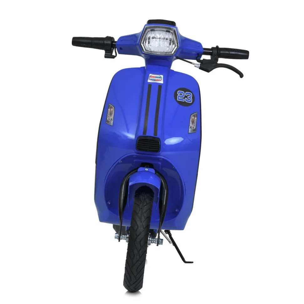Дитячий електромобіль мотоцикл Bambi Racer екокожа 132х55х82 см Червоний