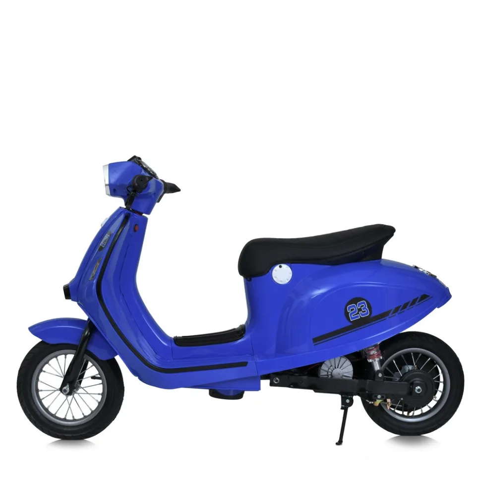 Дитячий електромобіль мотоцикл Bambi Racer екокожа 132х55х82 см Червоний