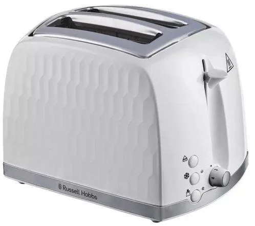 Тостер Russell Hobbs Honeycomb 850 Вт пластиковий білий