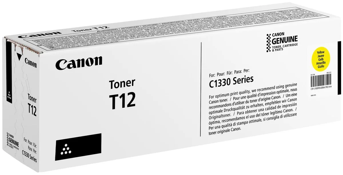 Картридж Canon T12 i-SENSYS XC1333 Series (5400 страниц) Желтый