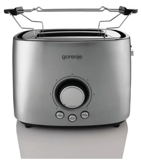 Тостер Gorenje 1000 Вт 2 відділення Нержавіюча сталь 27,1х18,4х19,7 см