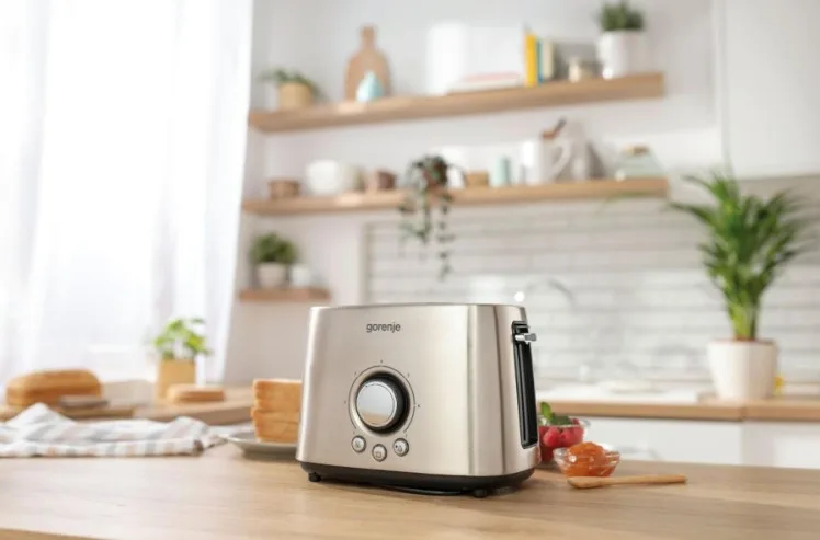 Тостер Gorenje 1000 Вт 2 відділення Нержавіюча сталь 27,1х18,4х19,7 см