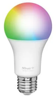 Лампа розумна Trust E27 806 Lumen, 1800-6500k, RGBCW, білий