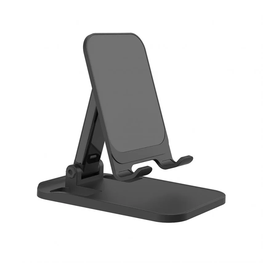 Підставка WALKER ABS чорна 120х75х110-152 мм для смартфонів і планшетів