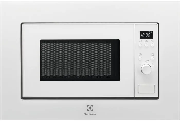 Мікрохвильова піч Electrolux вбудована 17л електронне управління 700Вт для кухні побутова техніка біла
