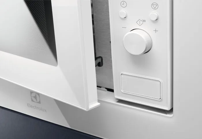 Мікрохвильова піч Electrolux вбудована 17л електронне управління 700Вт для кухні побутова техніка біла
