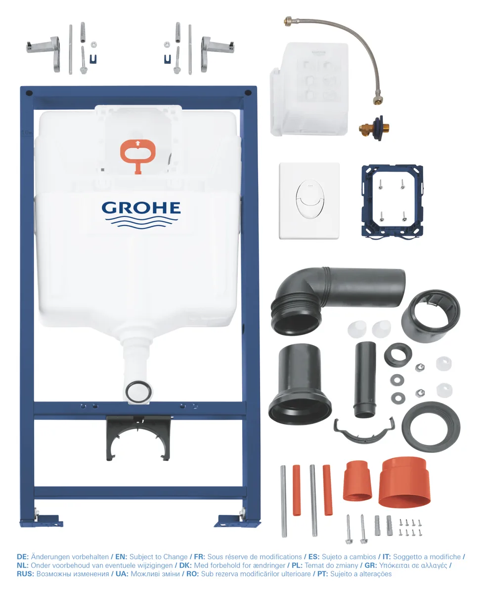 Система інсталяції Grohe ABS-пластик 1130х500 мм Білий