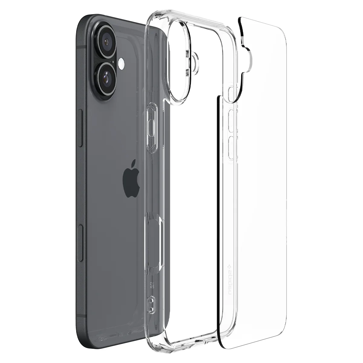 Чохол Spigen для iPhone 16, Ultra Hybrid, Crystal Clear