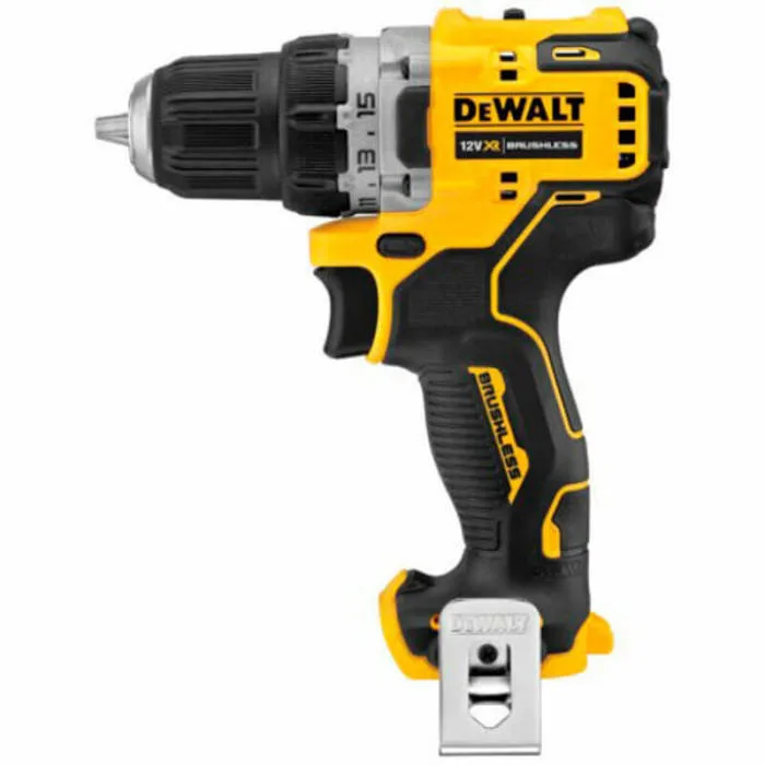 Акумуляторна дриль-шурупокрут DeWalt XR 18В 65Нм 450-1650об/хв, патрон 13мм, вага 1.1кг, без батареї та зарядного пристрою.