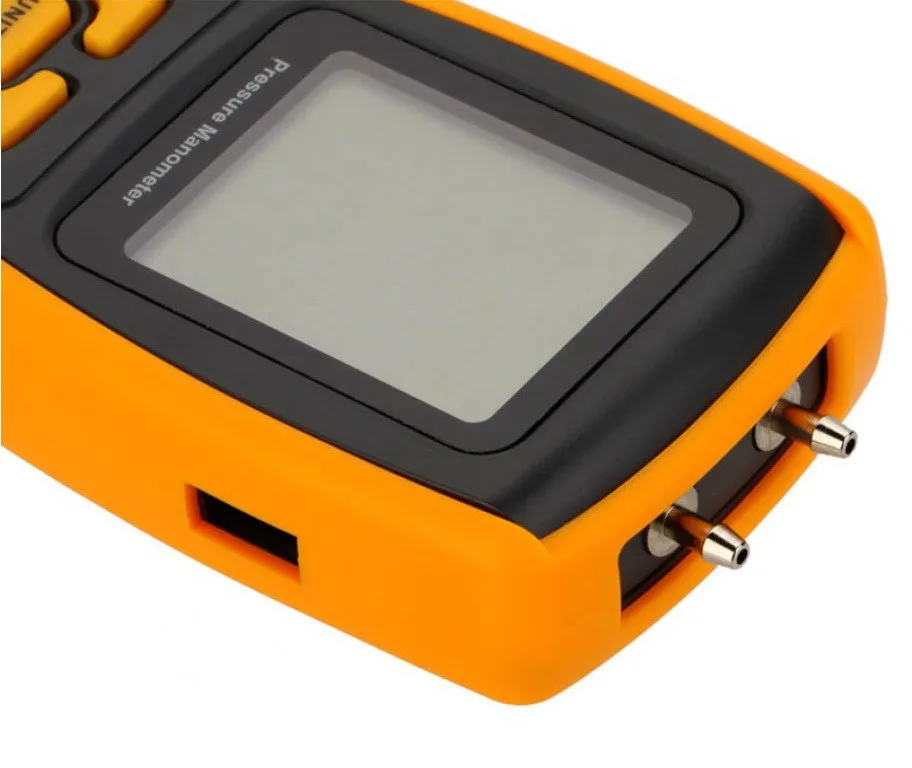 Диференціальний мікроманометр Benetech GM511 ±10 кПа пластиковий чорний