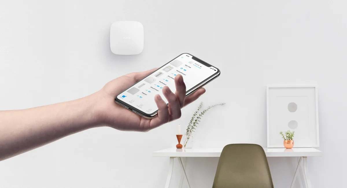 Комплект охранной сигнализации Ajax StarterKit 2, hub2, motionprotect, doorprotect, spacecontrol, jeweller, беспроводной, черный.