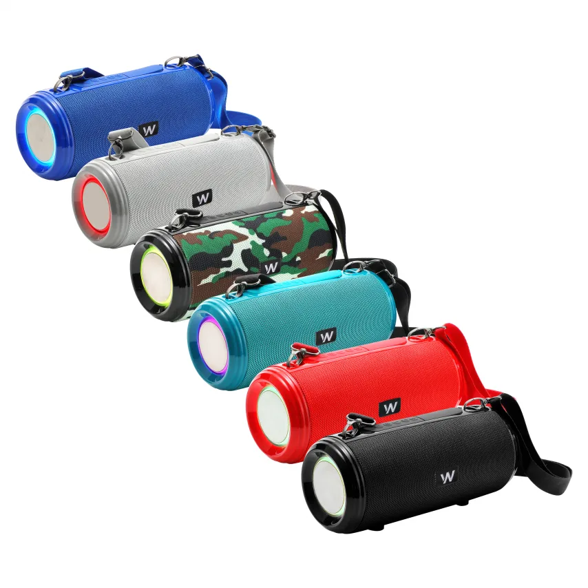 Портативна колонка WALKER Bluetooth 5Вт 221х99х101 мм Червона