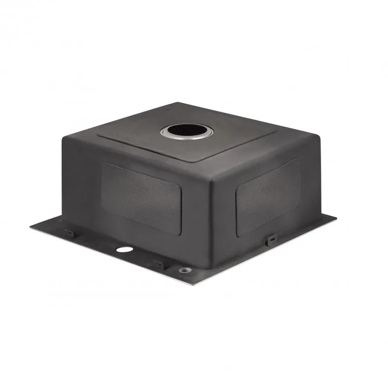 Мойка кухонная Lidz H5050 интегрированная 500x400x220 мм нержавеющая сталь квадратная