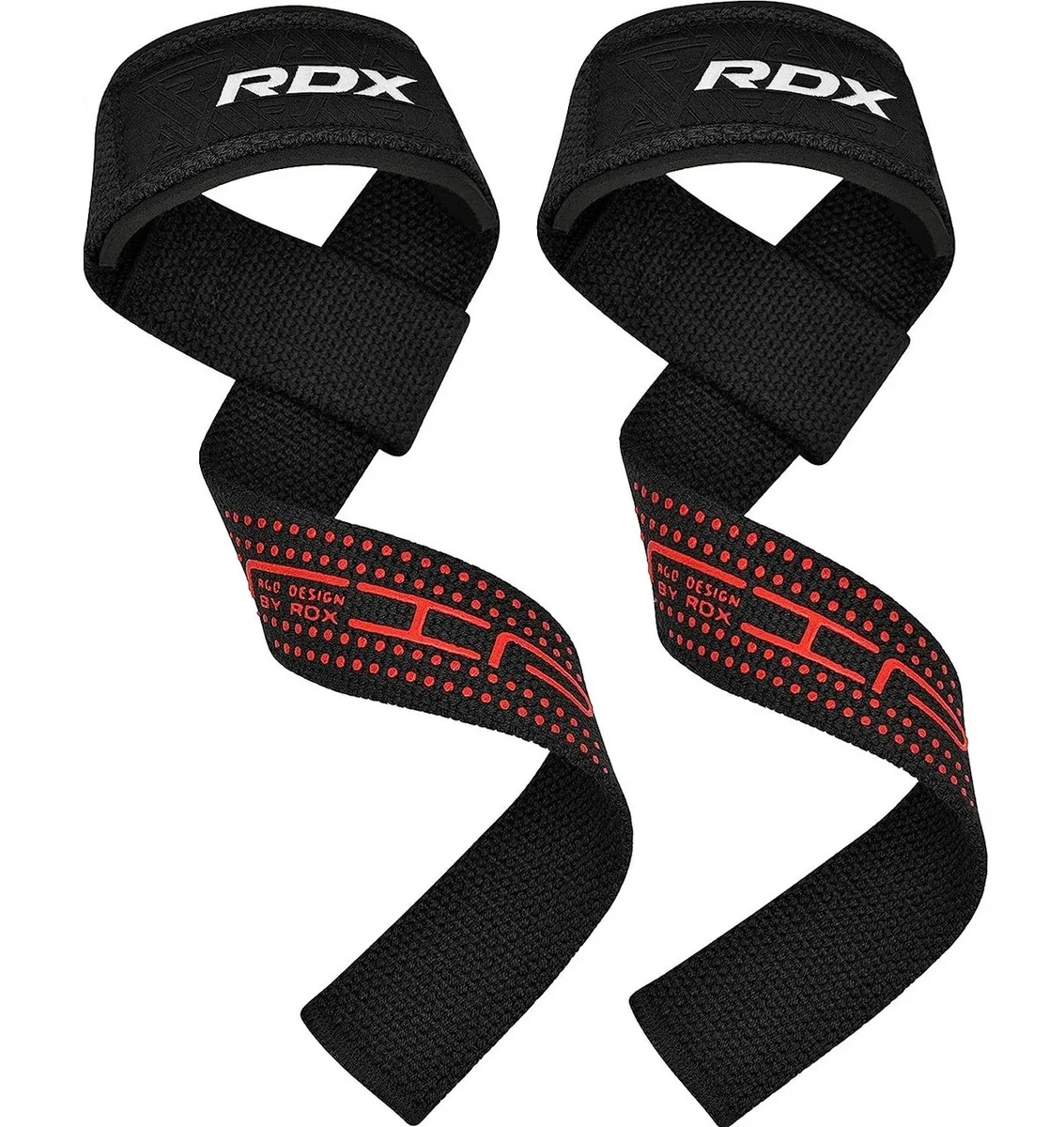 Лямки для тяги RDX Inc Бавовна 20,5 см Чорні