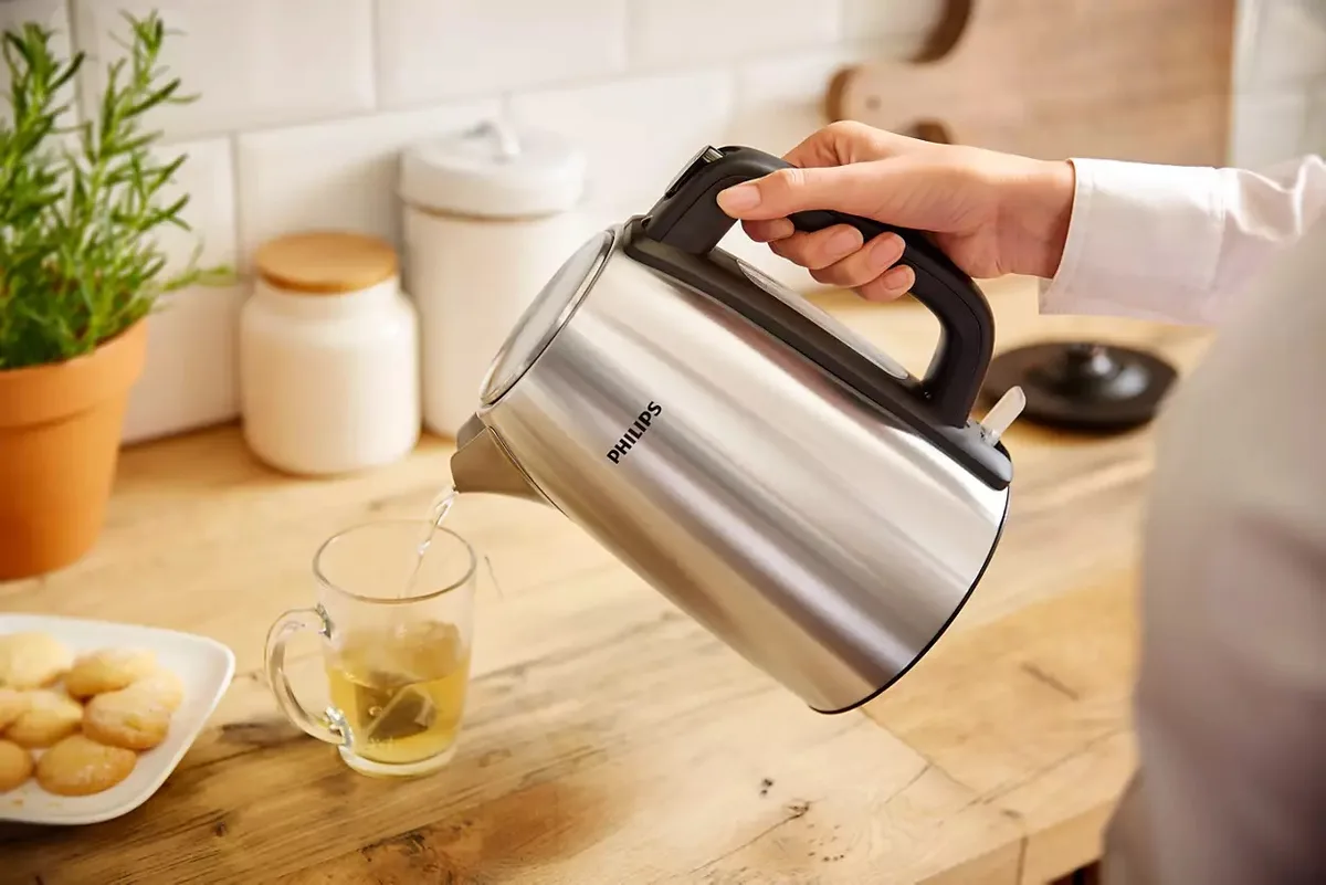 Електрочайник Philips Viva Series 1.7л, нержавіюча сталь.