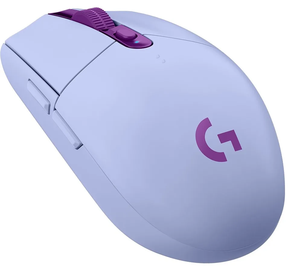 Миша Logitech бездротова оптична середня Lilac 99 г 200-12000 dpi
