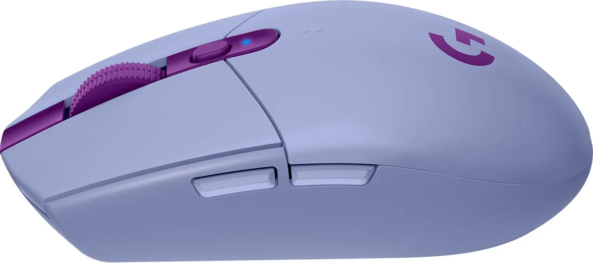 Миша Logitech бездротова оптична середня Lilac 99 г 200-12000 dpi