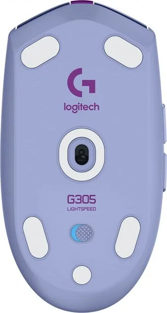 Миша Logitech бездротова оптична середня Lilac 99 г 200-12000 dpi